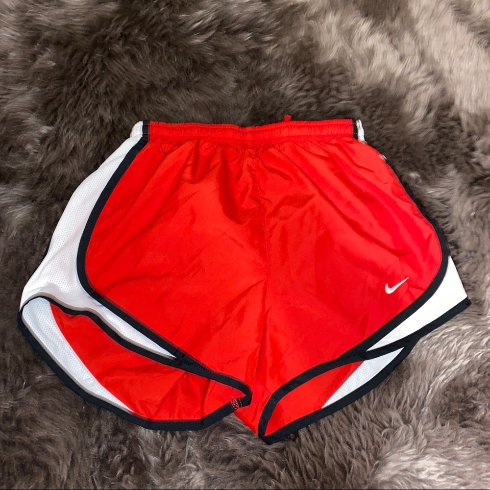Nike red shorts